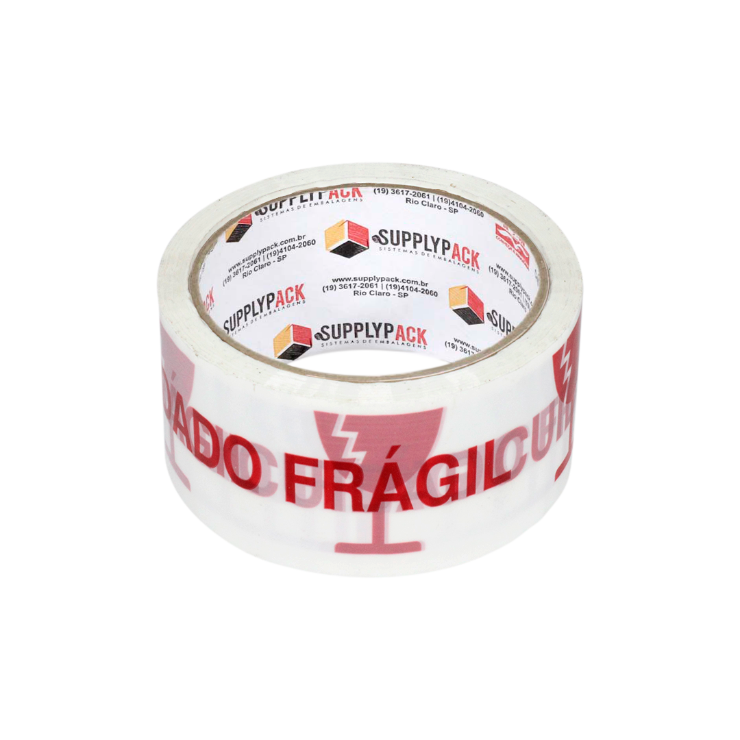 Fita Adesiva Cuidado Fragil 48mm X 50m