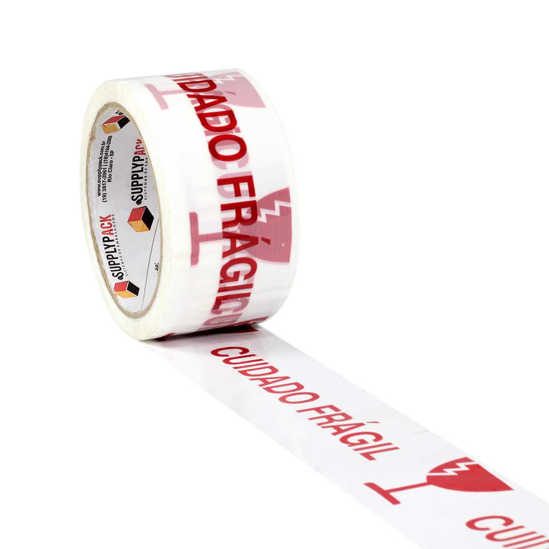 Fita Adesiva Cuidado Fragil 48mm X 50m