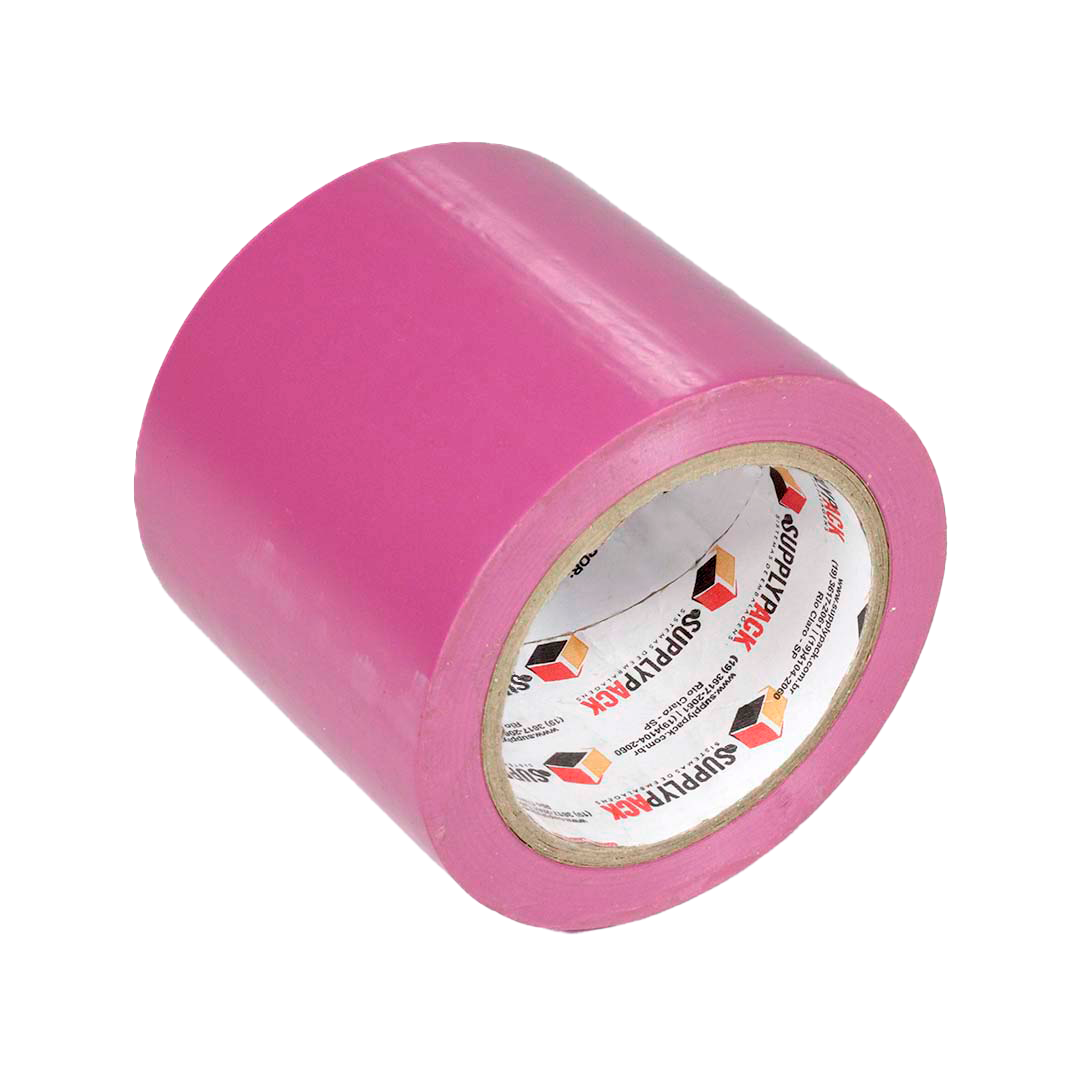 Fita Adesiva de Demarcação de Solo 100mm X 30m - Roxa