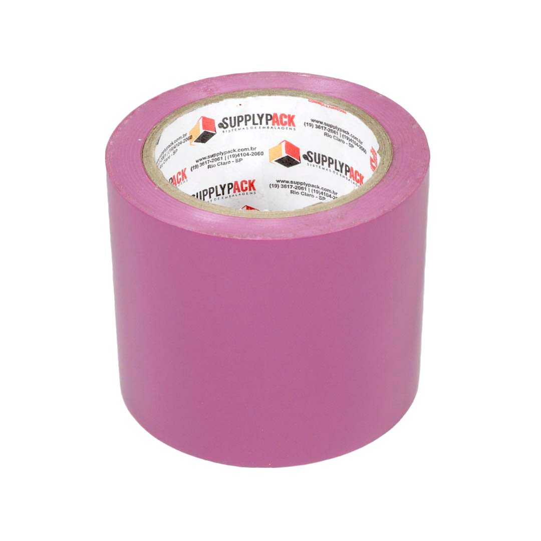 Fita Adesiva de Demarcação de Solo 100mm X 30m - Roxa