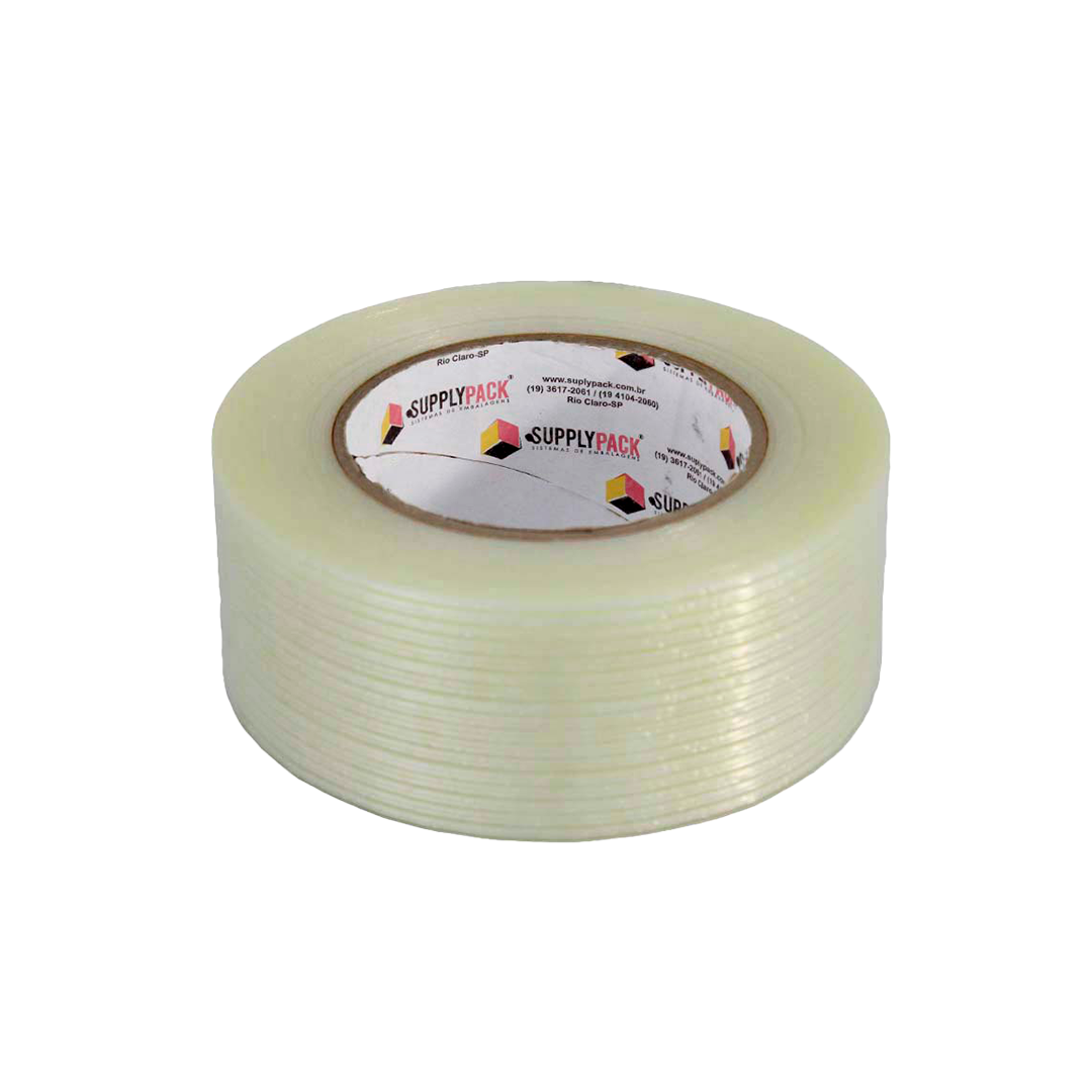 Fita Adesiva Filamentosa de Poliéster 2500 50mm X 50m