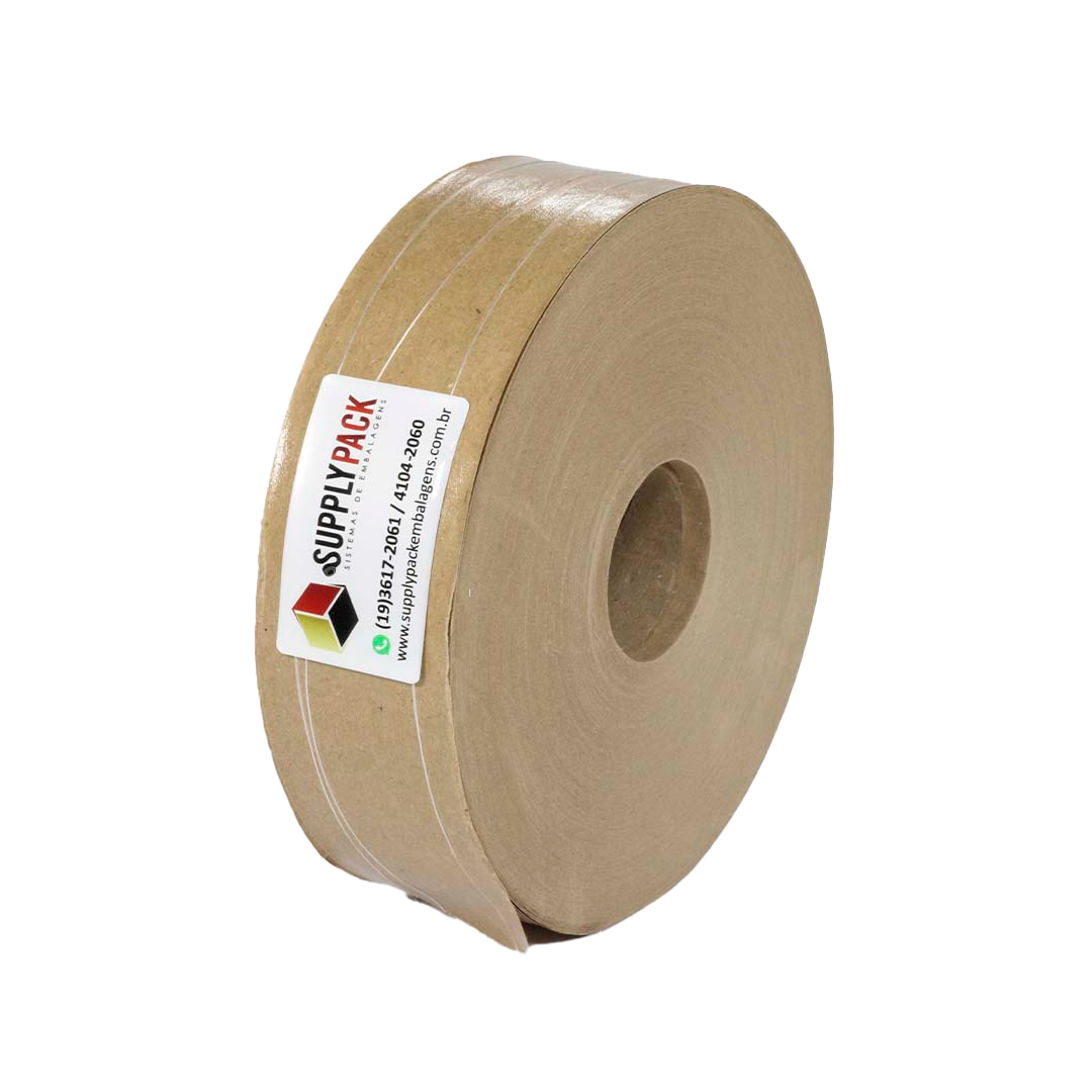 Fita Gomada com Reforco 60mm Rolo c/ aprox. 1,42 kg
