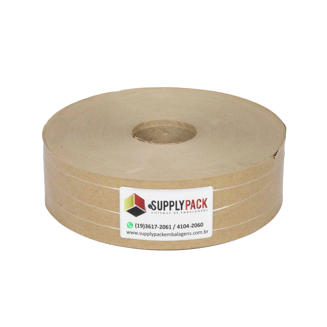 Fita Gomada com Reforco 60mm Rolo c/ aprox. 1,42 kg