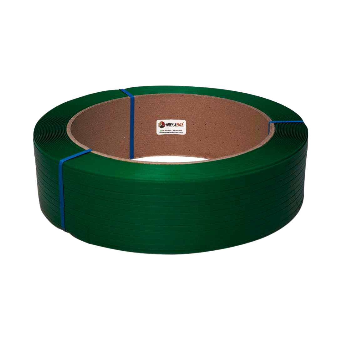 Fita Pet Virgem Premium 12mm x 0,8mm x 2000m p/ Arqueamento