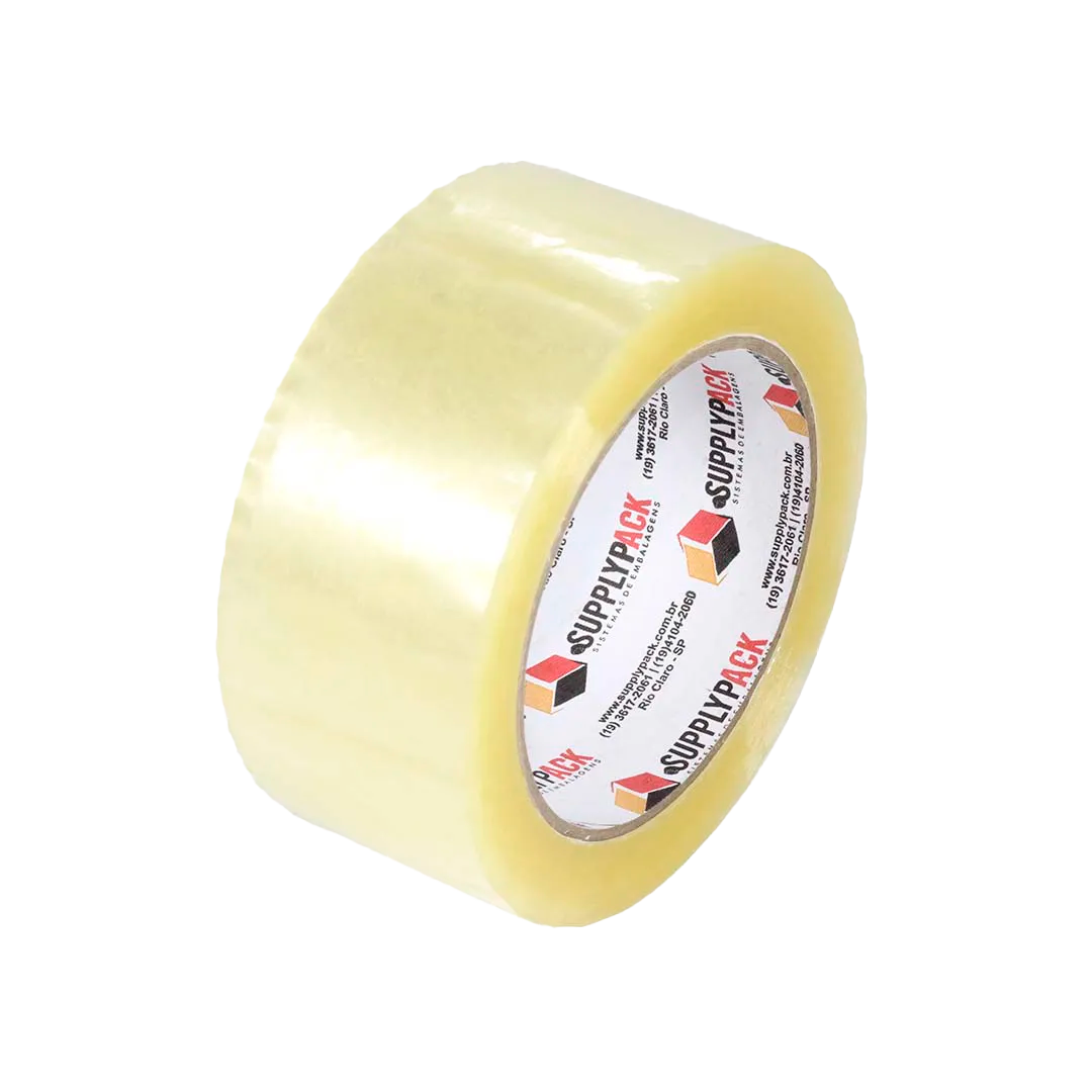 Fita Adesiva Transparente Hot Melt 45mm X 100m