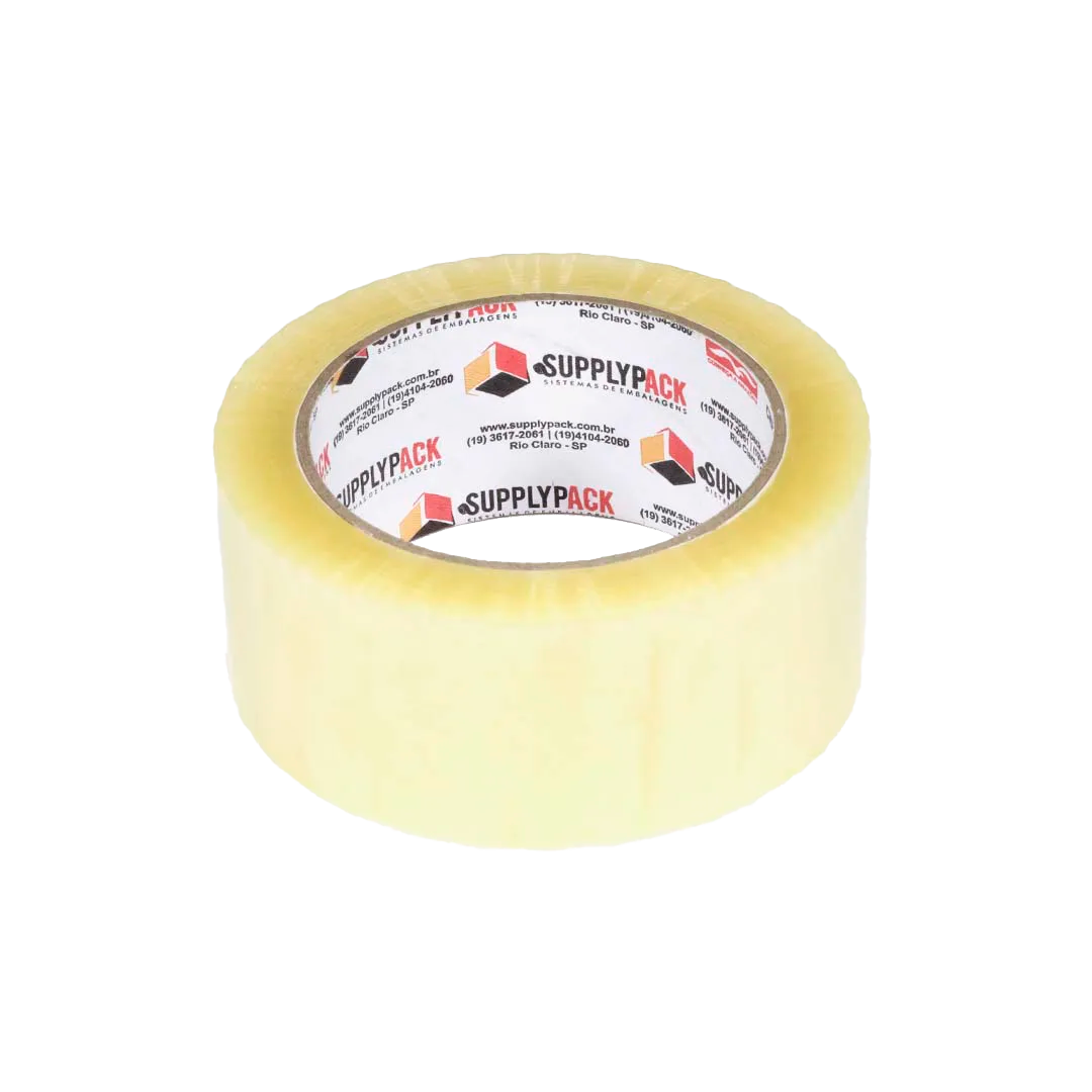 Fita Adesiva Transparente Hot Melt 45mm X 100m