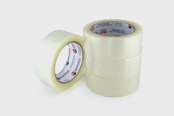 Fita Adesiva Transparente Hot Melt 48mm X 100m