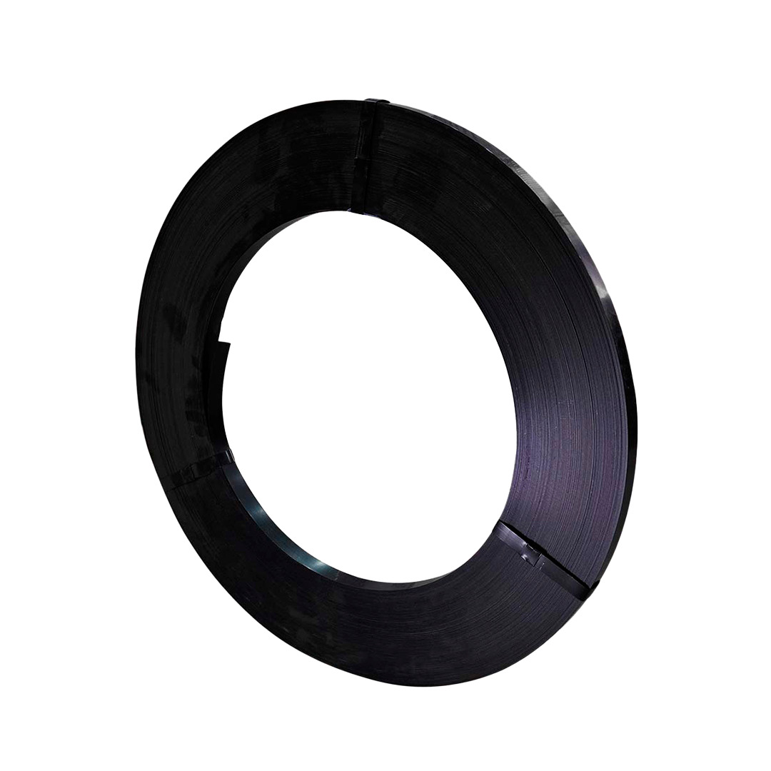 Fita de Aço Preta Laqueada FE-2 25mm x 1,0mm