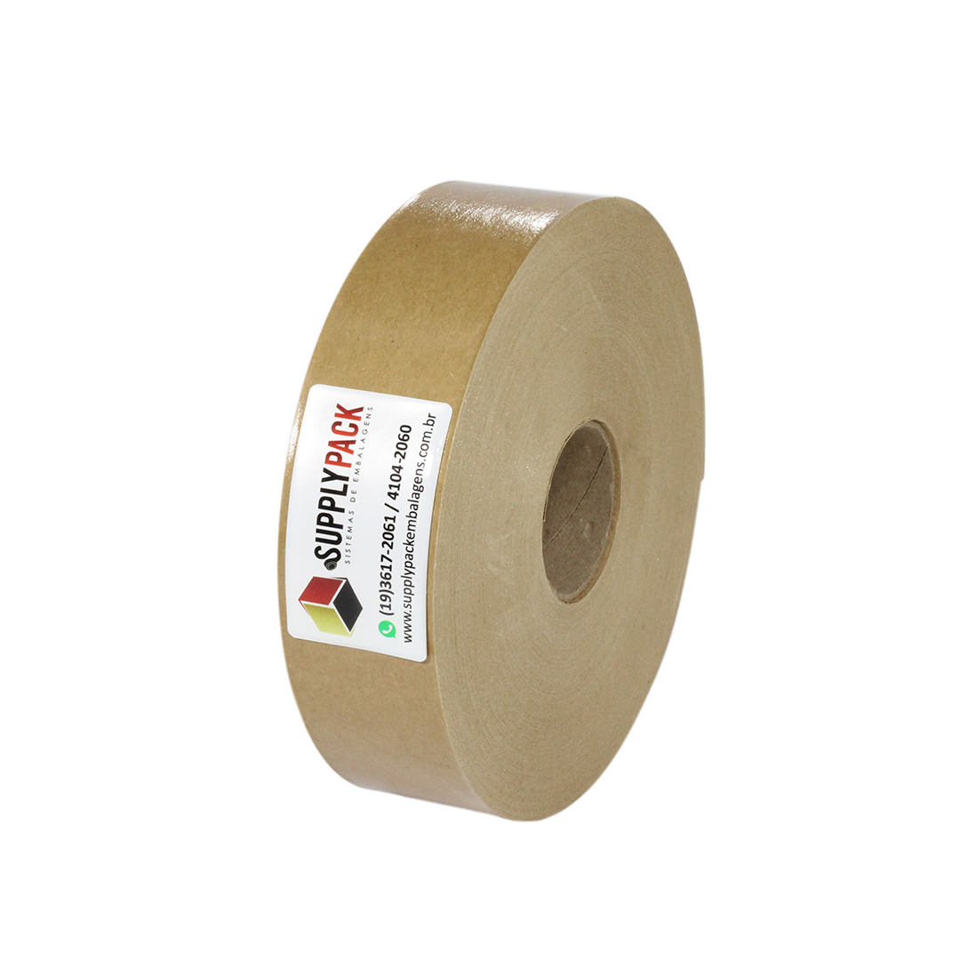 Fita Gomada sem Reforço 50mm Rolo c/ aprox. 1,25 kg