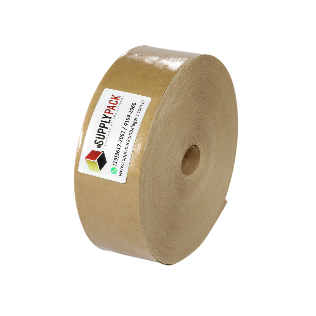 Fita Gomada sem Reforco 60mm Rolo c/ aprox. 1,42 kg
