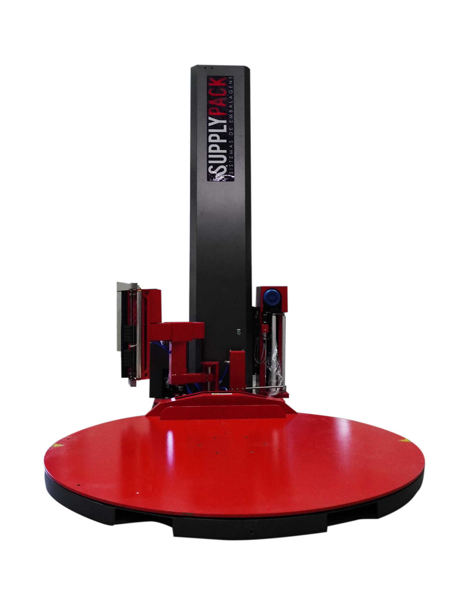 Envolvedora Strechadeira Paletizadora Automática de Filmes Stretch c/ Pinça e Cortador Automático SPE-2400FA