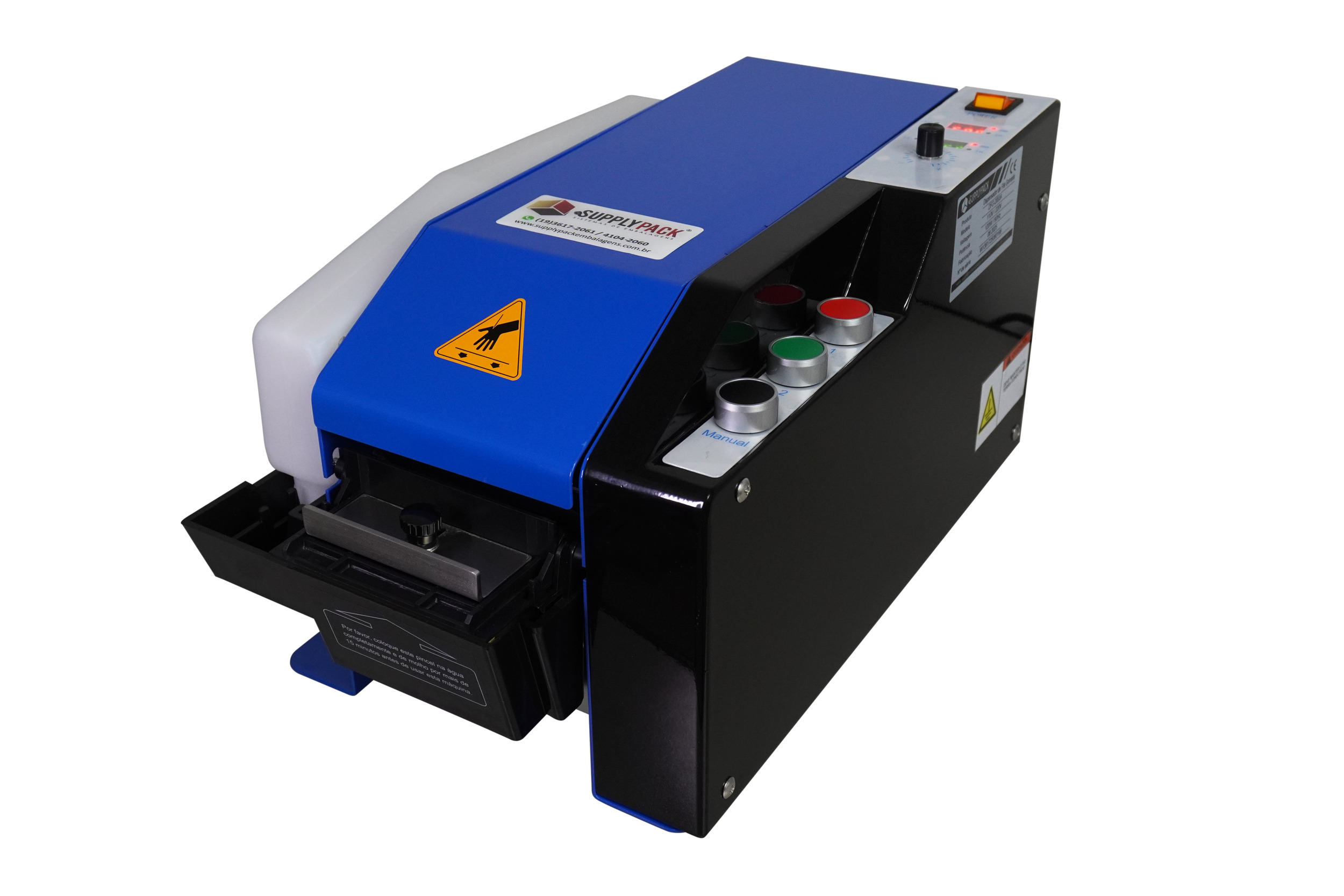 Aplicador de Fita Gomada Semiautomático com NR-12