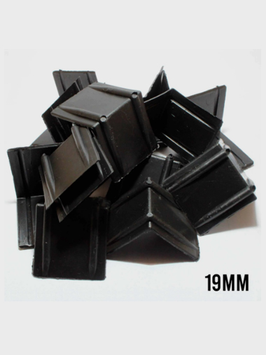 Cantoneira Plastica 19 mm s/ pino pt 1000 un